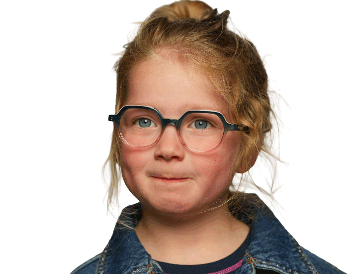 Kind met bril